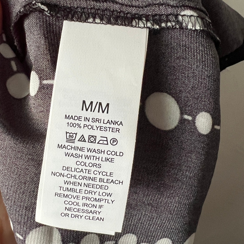 Kate Spade New York Black White Dot Stripe Sleeveless Midi Dress Size M - Picture 11 of 13